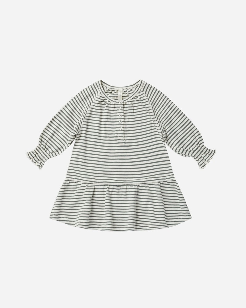 Rylee + Cru Swing Dress Marine Stripe 12-18M Toddler Dress