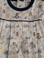 NWT Baby Loren Classic Collection 100% Cotton Bubble Romper 3-6m Boy Infant Baby