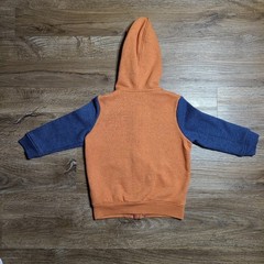 Cat And Jack Boys Two Pieces, 1 Sweatshirt And 1 Zip Up Hooded Jacket 18 Months