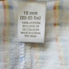 First Impressions: “Giraffe” Romper (+ T-Shirt), Size Boys 12M, Color Blue