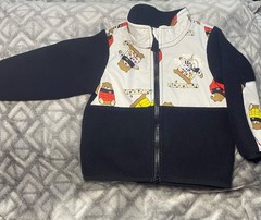 The North Face Infant Bear Print Fleece Full-Zip Jacket