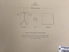 First Impressions Baby Gift Box Set-Hat, Coverall & Blanket 6-9 months Elephant
