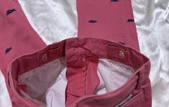 NEW 2014 JANIE & JACK 3T ADJUSTABLE SALMON PINK TWILL PANTS BLUE BI PLANES