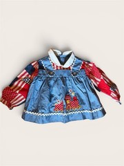 Vintage Patriotic Toddler Dress