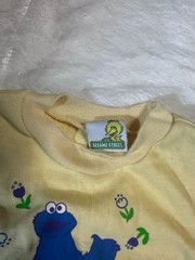 Sesame Street Cookie Monster Yellow Sleeveless Girl’s Tank Top from 2003 3T