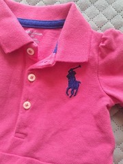 Ralph Lauren Baby Girl Summer Polo Dress And Shirt Size 6 Months Yellow Pink