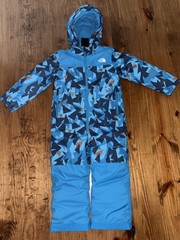 EUC The North Face Winter Snow Suit Jumpsuit One Piece Kids Size 5T Baby Toddler