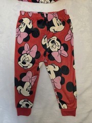 Disney Jr. Minnie Mouse Girls 2T Snug Fit 2-Piece Long Sleeve Pajama Set Red