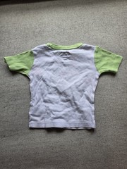 Star Wars Toddler 2T White/Green Grogu Graphic Print Short Sleeve Crew T-Shirt