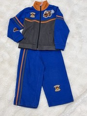Disney Pixar Tow Mater Cars Jacket And Pant Sweat Sweater Track Set Size 4t