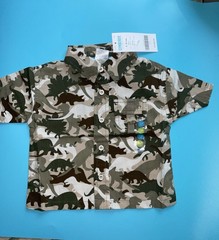 Gymboree boys 3-6 mos Dino Camo Shirt NWT