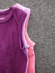 Hanes Baby Ultimate Flexy 6 Pack Short/Long Sleeves Bodysuit Boys & Girls 0-6 M