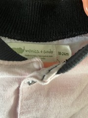 Monica + Andy Minnie Mouse Bomber Jacket, Pink Size 18-24 Months Organic Cotton