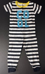 Lamaze Organic Baby ‘Cool’ Stripped 2-piece Pajamas Set, 24m