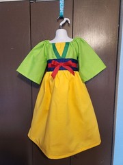 Handmade Disney Mulan dress (Made to Order) 6M-3T Pink Or Green