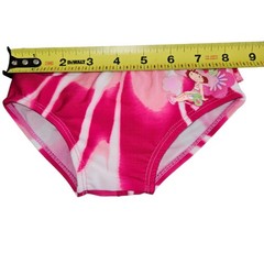 Vintage Y2K Strawberry Shortcake Swimsuit Size 2 T Pink Two Piece Tie Dyed NWT