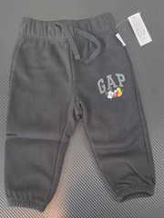 Baby Gap x Disney Size 12-18 M Mickey Mouse Logo Joggers # 523127
