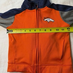 Denver Broncos Zip Up Jacket Toddler 24 Month NFL Team Apparel