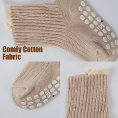 1-3T, Brown & Off-white(2 Pairs) & Light Blue & Red & Pink & &