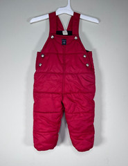 Baby Gap Puffer Jumper Toddler 24-36 mos Red Winter Casual Travel Outdoor