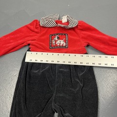 Vintage Disney 101 Dalmatians Velour Romper 18 Month Snap Close VTG RARE