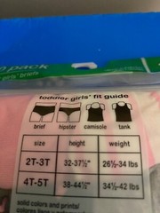 BRAND NEW TODDLER GIRLS SIZE 4T-5T WONDER NATION 10 PACK BRIEF UNDERWEAR
