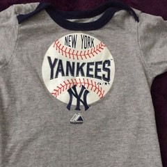 Majestic New York Yankees One Piece 18 Months Baseball Summer MLB Summer