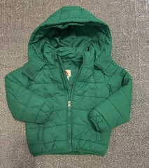 Mighty-Mac Toddler Hooded Puffer Jacket – Emerald Green – Size 3T