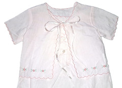 Girls vtg ROYAL CHILD pink bubble outfit 3 6 months heirloom jacket romper baby