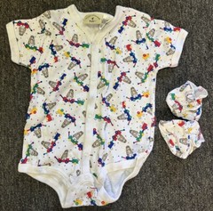 Vintage Hush Puppies Pups Baby Outfit With Booties/Shoes 18 Months