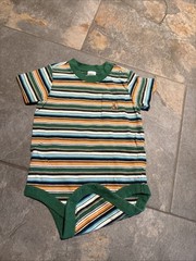 Baby Gap Bear logo Cotton One Piece Shirt Boy’s Size 3-6 Months