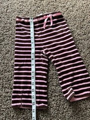 Vintage Gymboree Giraffe Club Striped Velour Velvet Girls 18-24 Mos Months