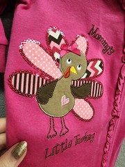 Koala Kids Baby Girl 3 Mo Pink Snap Sleeper Thanksgiving Mommy’s Little Turkey