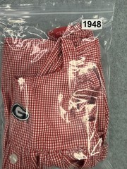 GArb Team University Of Georgia Bulldogs Toddler Girl Red Gingham Dress- Size 4T