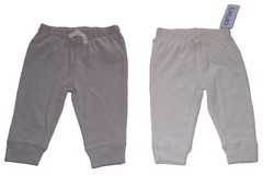 Carter’s 2 Pc Ivory Gray Joggers Pants 6M