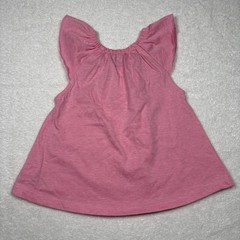 Hudson Dress Toddler Girls Size 24 Months Pink Flutter Sleeve Embroidered NEW