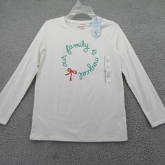 Cat & Jack Toddler Girls ‘Our Family is Magical’ Large T-Shirt Cream MSRP:$7.00