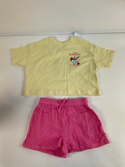 Primark Toddler Girl 2 piece Set Shirt and Short Size 2-3T