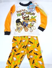 Paw Patrol Boys 2T Pajamas Set Glow In The Dark Howl for Halloween NEW