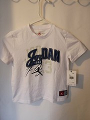 Jordan Varsity Split T-Shirt Boys 4T Vintage inspired Jordan 23 NWT