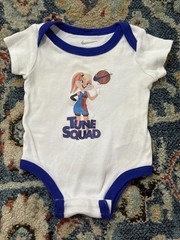 Nike Bodysuit Kids 0-6M White Lola Bunny Space Jam Tune Squad EUC