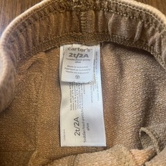 Toddler Pants by Carter’s – Brown Cozy Cotton, Size 2T