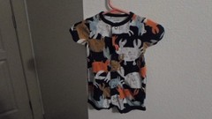 Romper-multicolor-crabs-3months-Cambodia-100%cotton-one child-Dreft-Carters