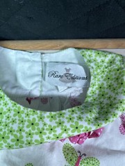 Rare Editions Girls Green And Pink Butterfly Sleeveless Blouse 2T