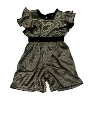 Toddler Girls’ Metallic Jumpsuit – art class Gold 12M (NWT)