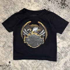 Harley-Davidson Toddler Eagle Graphic T-Shirt Size 4T Wild One Bloomingdale IL