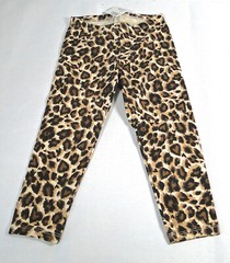 NEW Girl’s Cheetah The Children’s Place Cotton Spandex Leggings Pants Size: XS 4