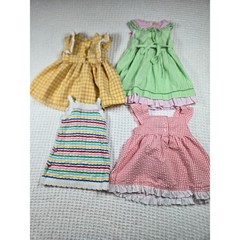 Baby Girl Dress Bundle 12 Mth Gingham Floral Strawberry Old Navy Youngland 4pc