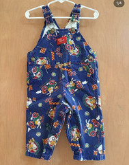 Vintage Oshkosh Baby B’Gosh Racing Rabbits Print 12 Months