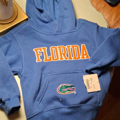 Team Athletics Florida Gators Blue Pullover Hoodie w/ Pockets Toddler 4T